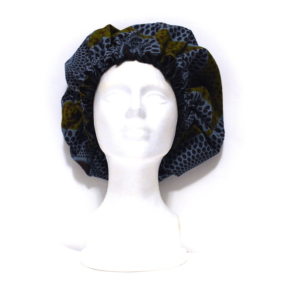 African Print Premium Ankara Hair Bonnet Hat - Picture 1 of 4